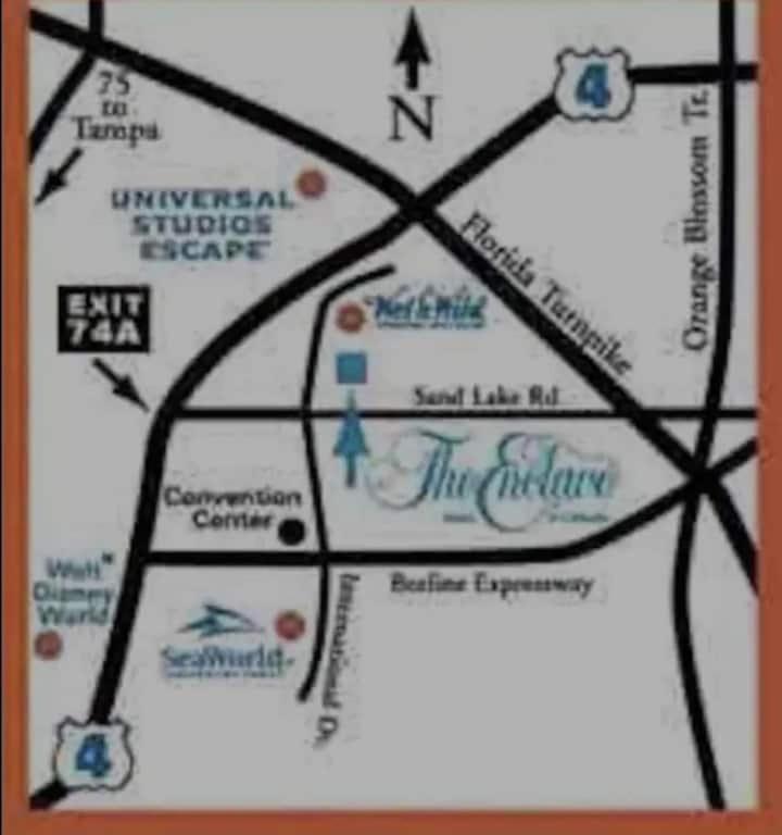 Remodeled 2Bd/2Ba Condo Mins From Universal Studio Орландо Екстер'єр фото